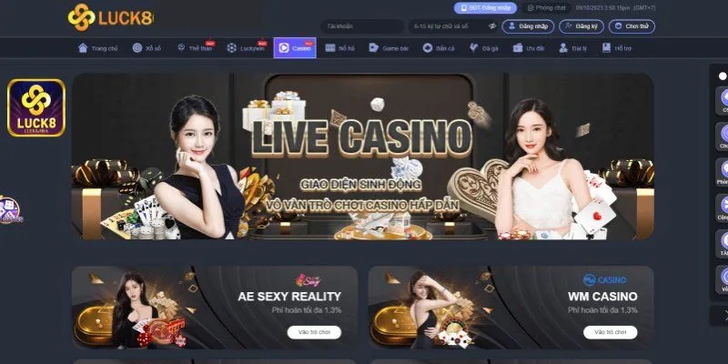 Lý do nên đăng ký tài khoản nhà cái Luck8 casino