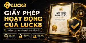 Giấy Phép Hoạt Động Của Luck8